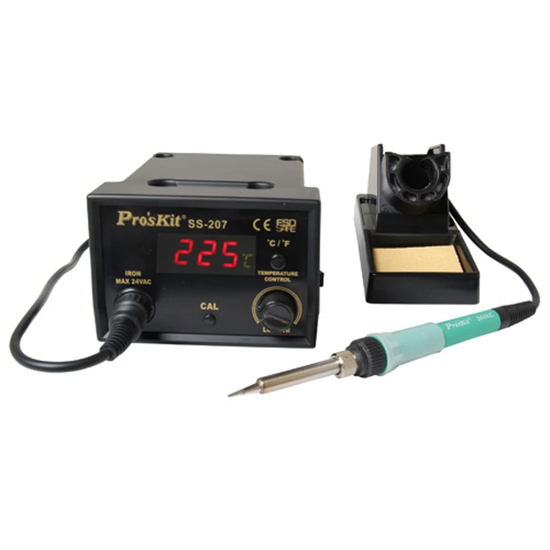 

60W 110V/220V Soldering Station Adjustable Temperature Electric Iron Welding Soldering Iron Solder Rework Repair Tool SS-207H