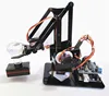 1set DIY Acrylic Robot Arm Robot Claw Kit 4DOF Model Toys Mechanical Grab Manipulator DIY Learning Kit For Arduino ► Photo 3/5