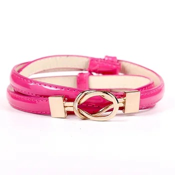 

2019 luxury fashion korean Women's belt double buckle adjustment belt ladies wild dress candy belt belt harajuku pants punk