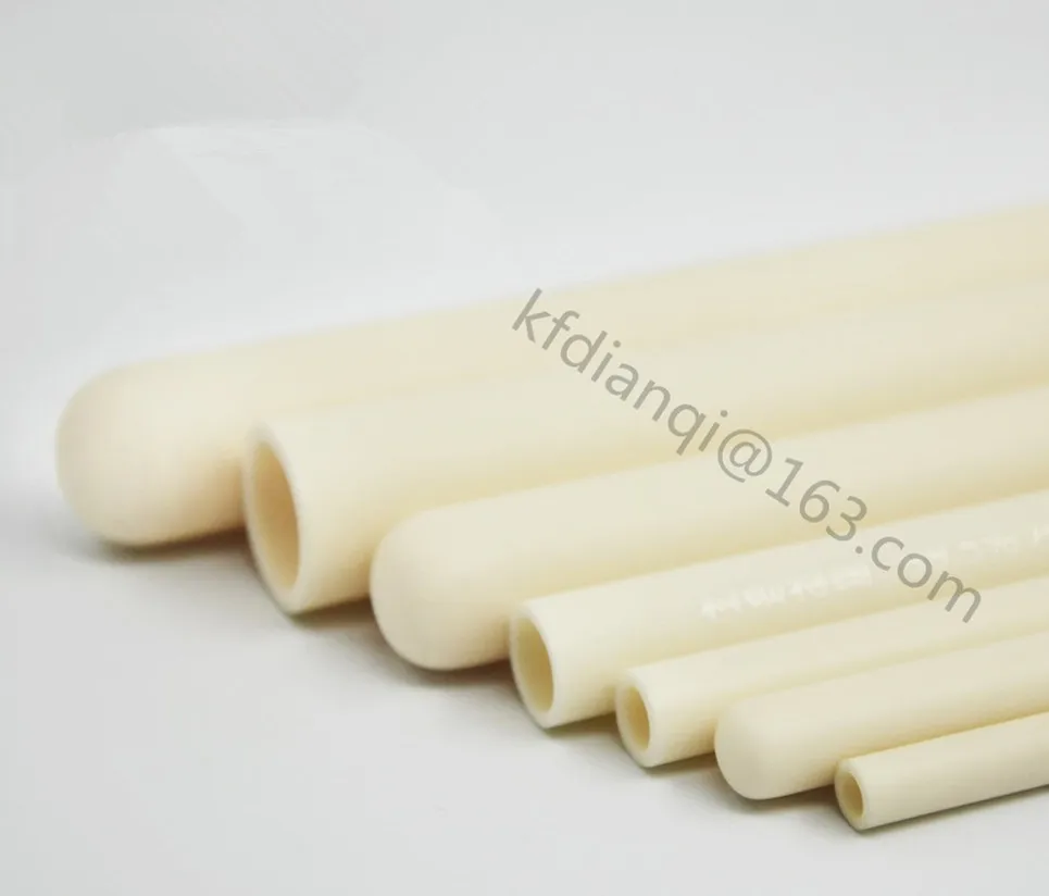 US $120.00 ODID65mm Thin Wall Closed End High Purity 993 Alumina Advanced Ceramic Thermocouple Bushing Protecting Tube