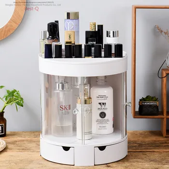 

Box Factory Direct Sale Plastic Desktop Dressing Table Lipstick Frame Dust-proof Skin Care Products Transparent Shelf