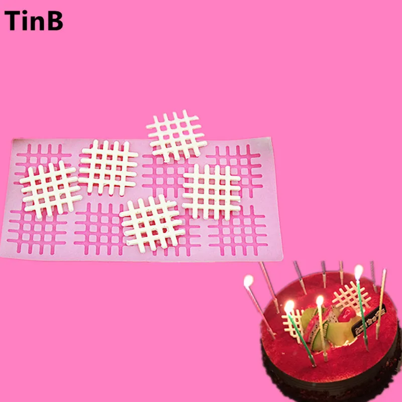 

3D Silicone Mold Mesh Sugarcraft Fondant Chocolate Mold DIY Non-Stick Silicone Cake Mold Cake Decorating Tools For Birthday Cake