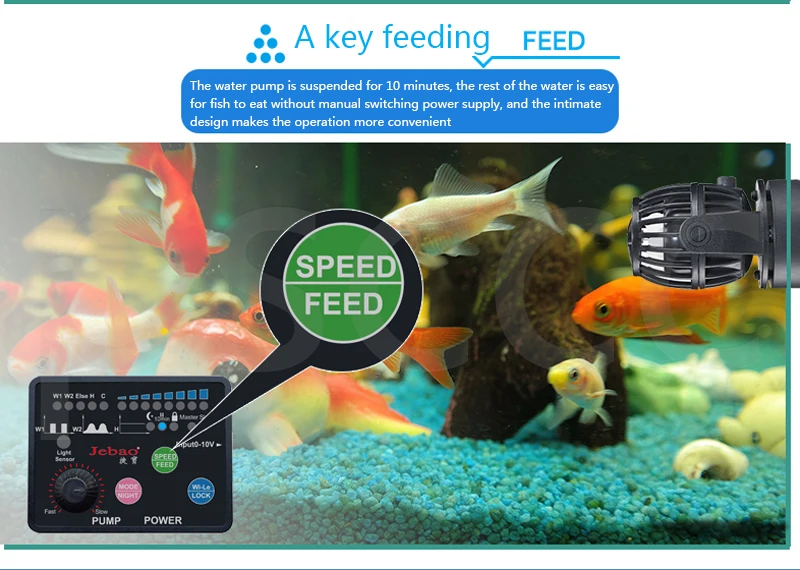 2021 New Jebao Marine Aquarium Wireless Wave Maker SW-2 SW-4 SW-8 SW-15 RW4 RW8 RW15 RW20