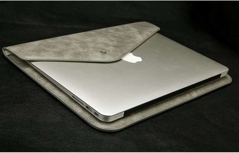 Jisoncase Роскошный чехол из искусственной кожи для Macbook Air Pro retina 13 дюймов ультра тонкий бизнес Винтажный чехол для ноутбука сумки и чехлы