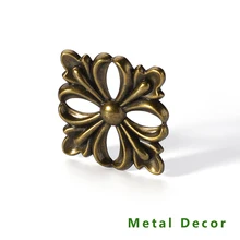 traditional country style metal Decor electronic plating zinc alloy antique brass color furniture frame leg head post decoration traditional country style metal Decor electronic plating zinc alloy antique brass color furniture frame leg head post decoration