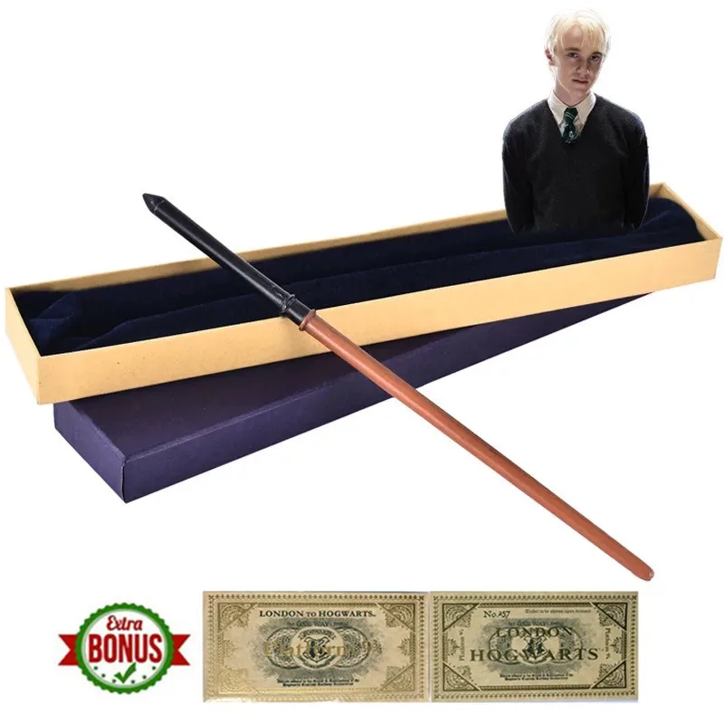 Волшебная палочка Draco Malfoy 33 см железная подарочная упаковка Волшебник для
