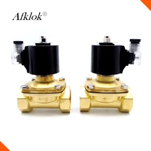2W-500-50 DN50 2 дюймов 12 V электромагнитный клапан 220 В нормально закрытый витоновое уплотнение 2Way электрический клапан