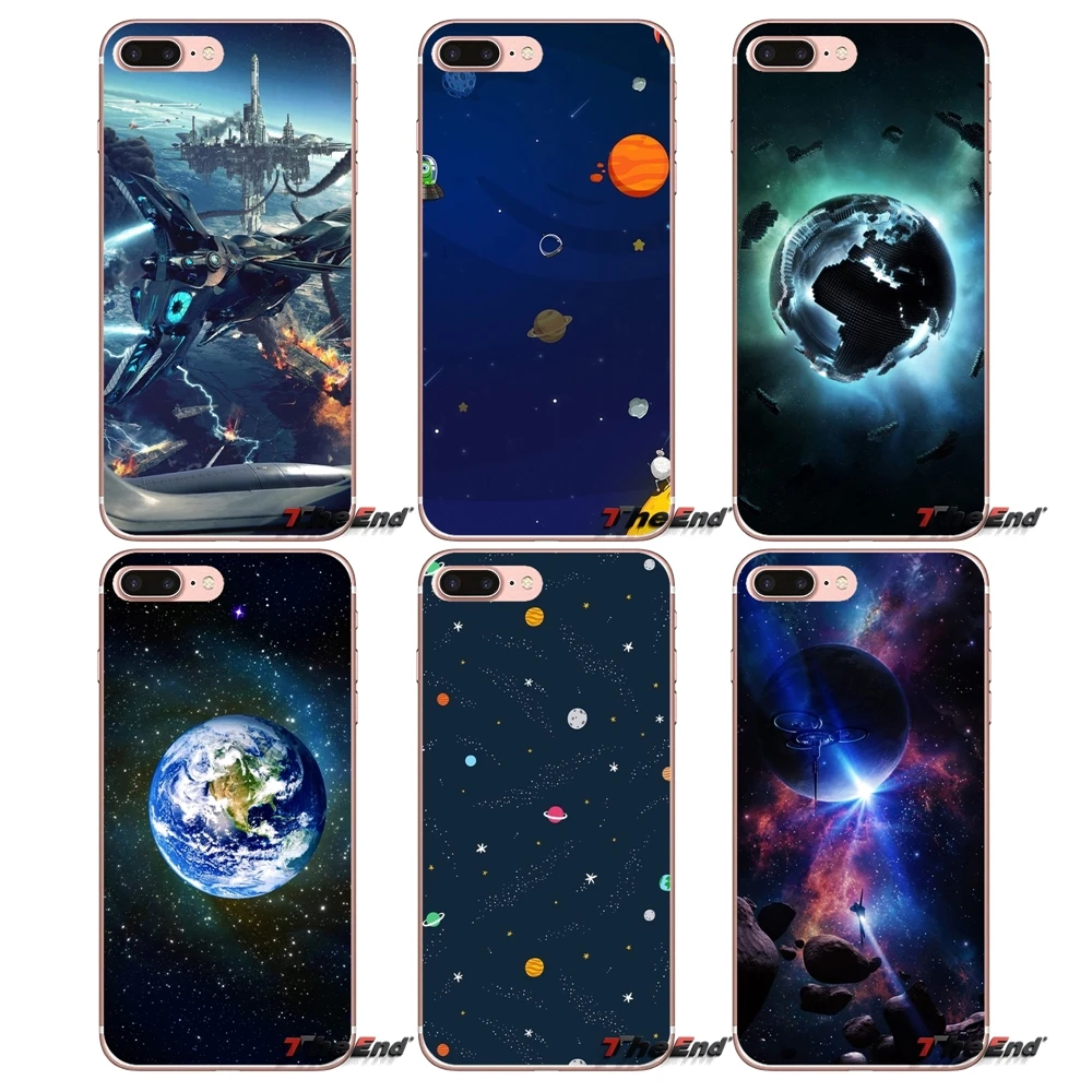 Космические корабли и доски для iPhone X 4 4S 5 5S 5C SE 6 6S 7 8 Plus Samsung Galaxy J1 J3 J5 J7 A3 A5 2016 2017