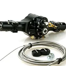 1/14 весы тракторов трейлер Металл задний дифференциальный динамический связывающий мост(дифференциальный замок версия) для Tamiya RC8WD