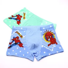 5 шт./лот, весенние трусы-боксеры с рисунком для мальчиков, детские шорты-боксеры, мягкое детское нижнее белье, нижнее белье
