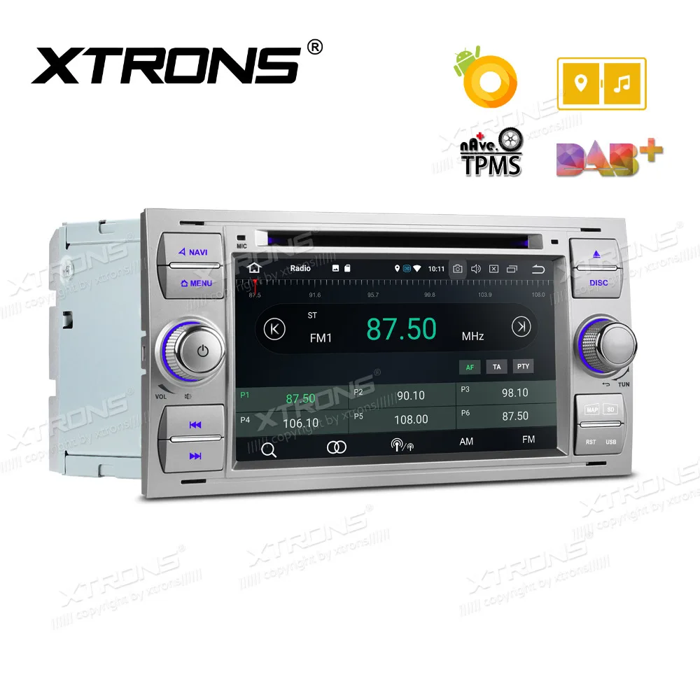 XTRONS 7 "Android 8 0 Octa кор автомобильный DVD плеер gps 4G для FORD S Max 2006 2007 2008 2009 2010 Kuga Fusion Transit