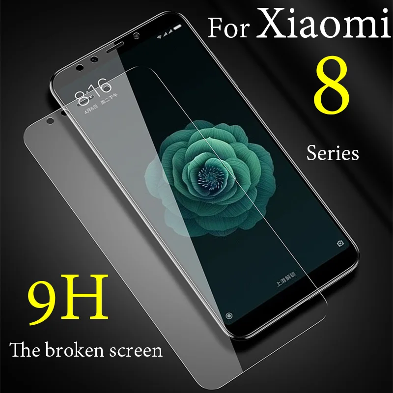 Для xiaomi mi 8 lite закаленное стекло световой экран протектор ksio xiaome защитная пленка
