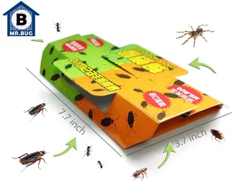 

High quality Mr Bug Roach Ant Spider Pest Insect bug killer Sticker Glue Trap, Pest control trap bait killer repeller non-toxic!