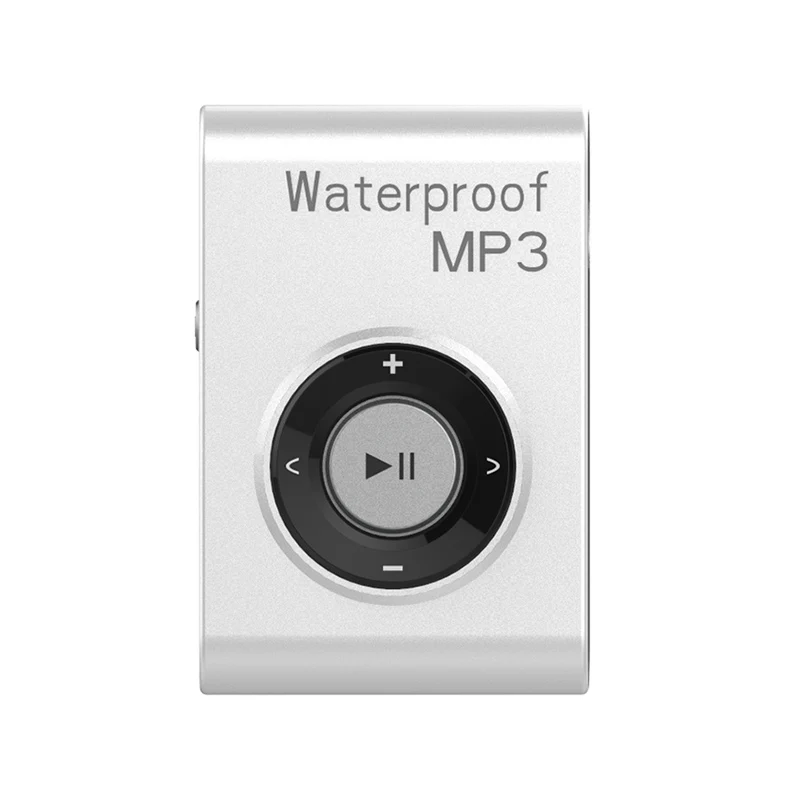 Мини Водонепроницаемый плавательный MP3 плеер Спорт Бег Верховая езда MP3 Sereo Walkman Музыка MP3 плеер с FM радио Hi-Fi зажим