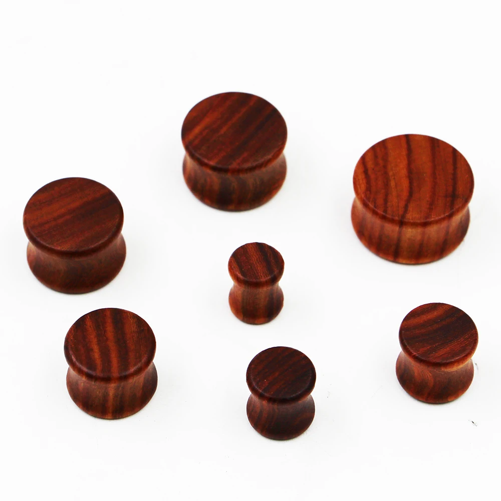 Buy Wholesale 7 sizes Paorosa Wood Solid Plug Gauges