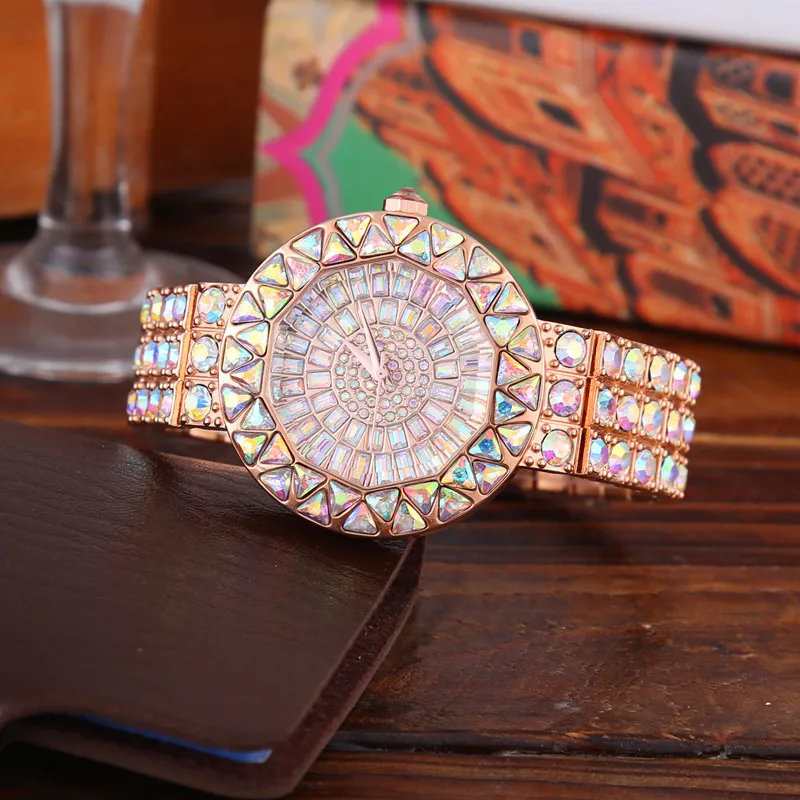 

2019 Hot Fashion Women Quartz Watch Luxury stainless Strap Rhinestone Analog Wrist Watches Female Clock LGXIGE Brand