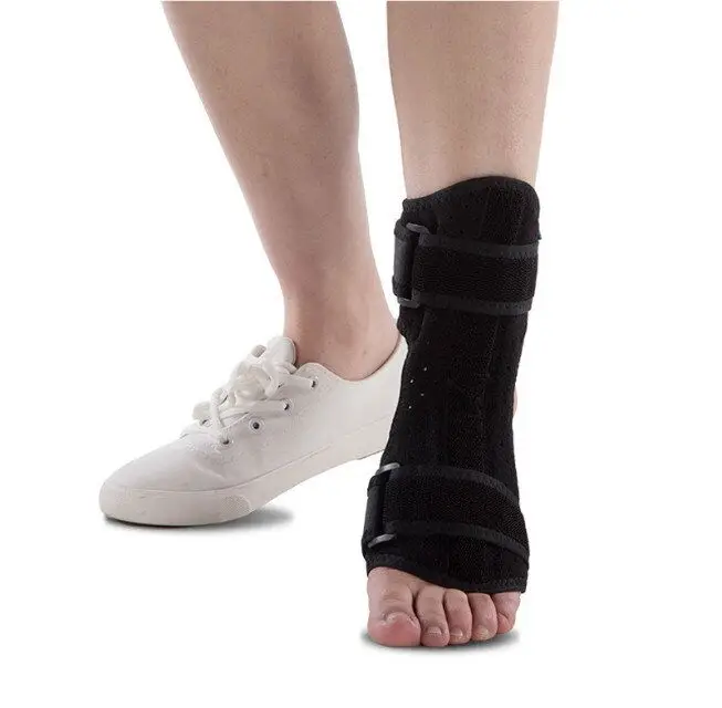 

New Adjustable 1Pc Foot Drop Support Ankle Orthosis Braces Strap Wrap Elevator Poliomyelitis Hemiplegia Protection Unisex