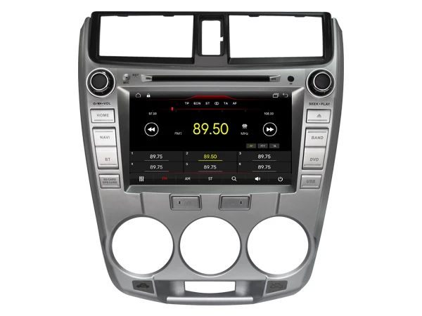 Perfect WITSON Android 9.1 AUTO CAR RADIO DVD NAVIGATION FOR HONDA CITY 2008-2012 CAR DVD MIRROR LINK/ 4G/DVR/DAB/OBD/TPMS SUPPORT 2
