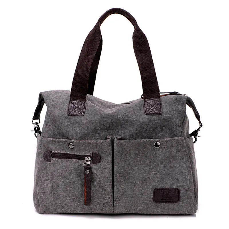 

Women's big handbag Shoulder Crossbody Bag Canvas Tote Messenger Lady's Handbags Large Capacity leisure travel bag