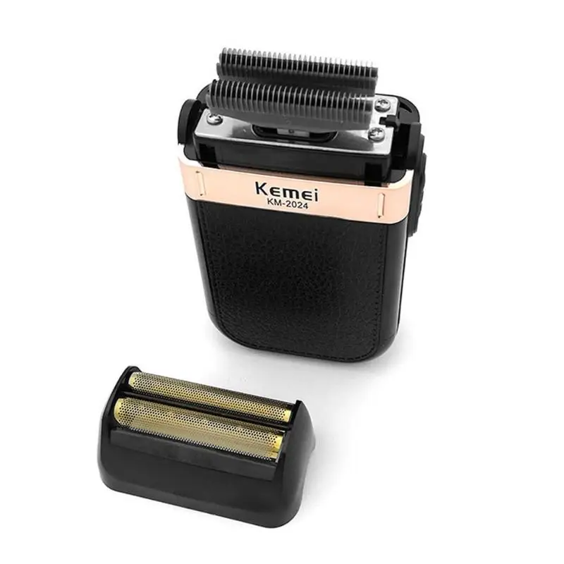 KEMEI KM- электробритва для Для мужчин зарядка через usb возвратно-поступательное лезвие бритвы моющаяся бритва борода триммер бритва