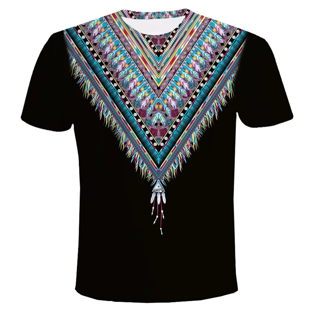 

Men's Tee Summer 3D Coconut Tree Hawaiian Wind ShortSleeved T-Shirt Tops Clothing mens t shirts fashion 2019 camiseta masculina