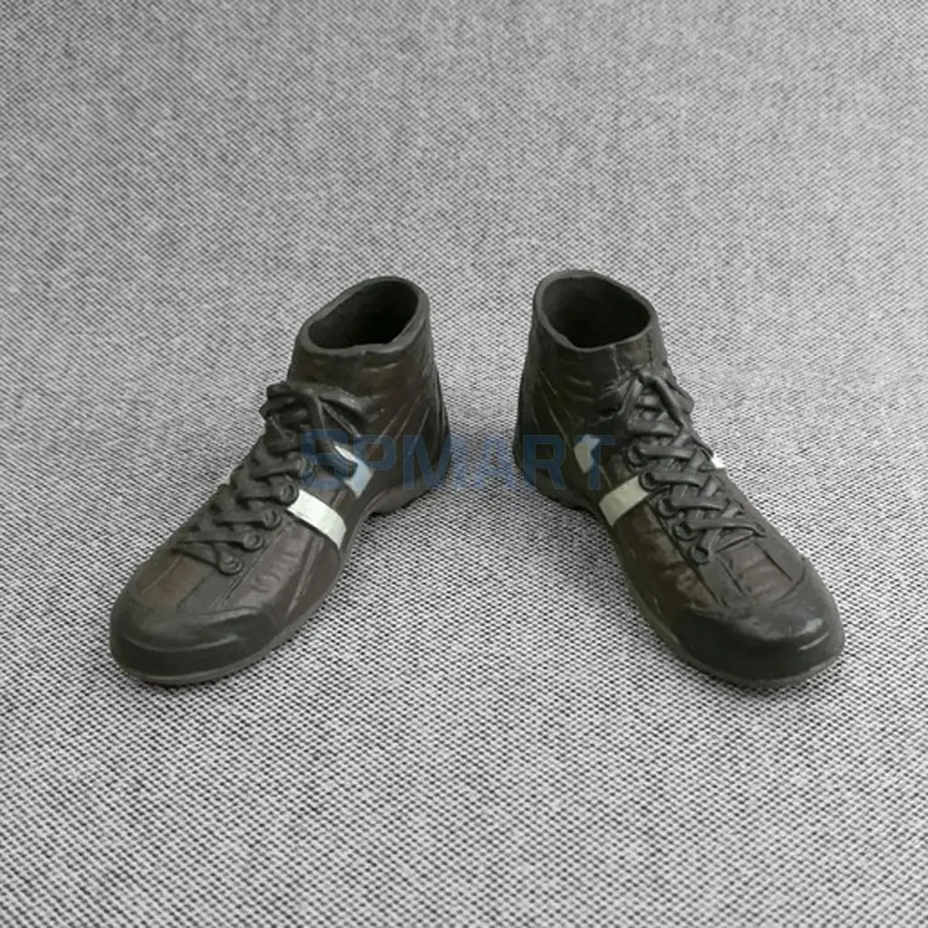 

1/6 Scale Laceup Shoes Boots for 12'' Bank Robber Joker Clown Action Figure Accessories