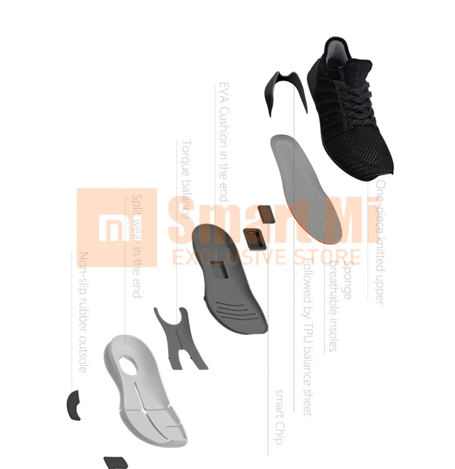 Оригинальные Xiaomi Mijia женские умные туфли женские профессиональные спортивные кроссовки для бега Поддержка приложения для смартфона