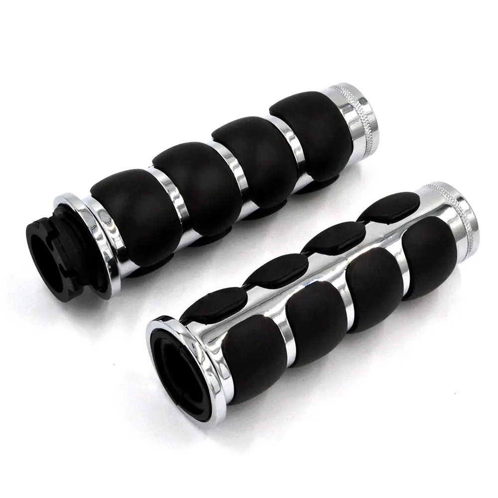 RUOCH Universal Bobber Handlebar Grips For 883 Harley Sporster Throttle Grips Yamaha Road Star Suzuki Intruder 1500 1 78 (4)