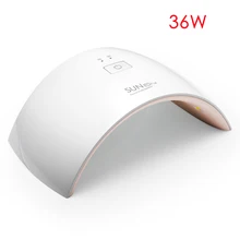 SUN UV SUN9C Plus 36 Вт Светодиодный светильник УФ-гель отверждения лампа Гель-лак сушилка машина розовый дизайн ногтей Живопись салон инструмент США Plug
