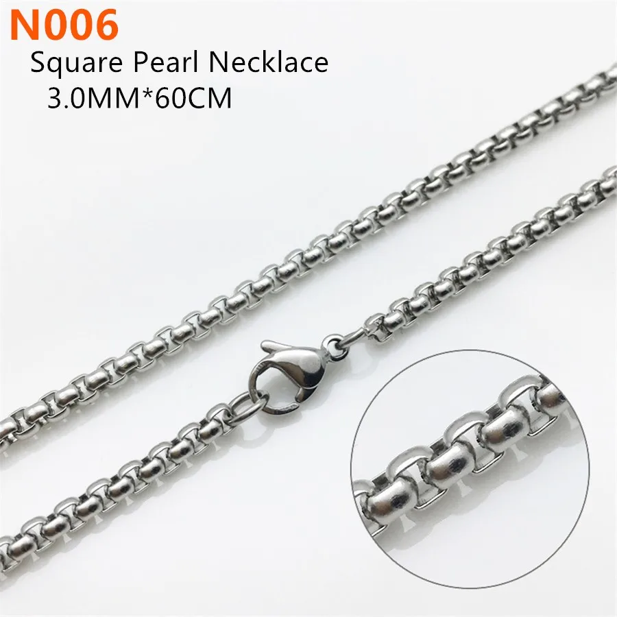 

VIP Link Stainless Steel Chain Necklace 24inch(60CM) MIX02 Total Order Less Than $500,Please Don't Buy