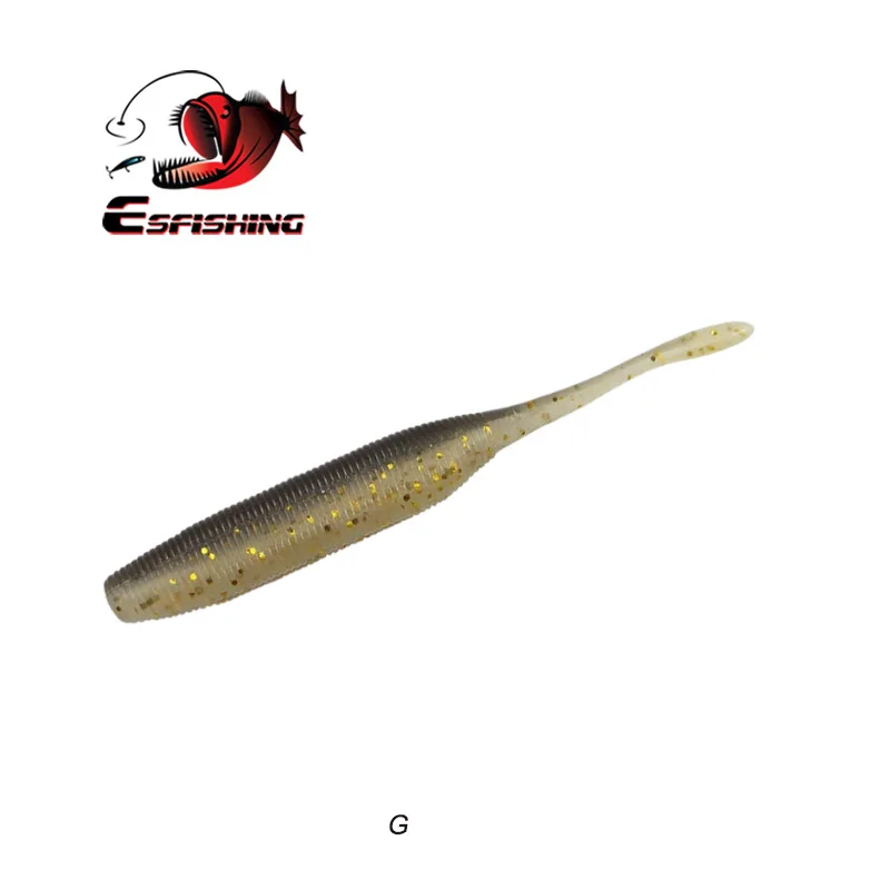 Рыболовные приманки ESFISHING Drive Shad, 125 мм, 7,8 г, 5 шт., рыболовные приманки для ловли карпа, набор Iscas, искусственные приманки для ловли на крючок, спиннербейт - Цвет: G