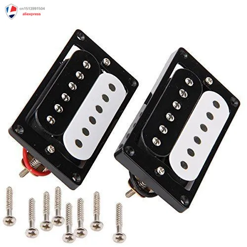 Humbucker Double Coil Электрогитары звукосниматели черный/белый