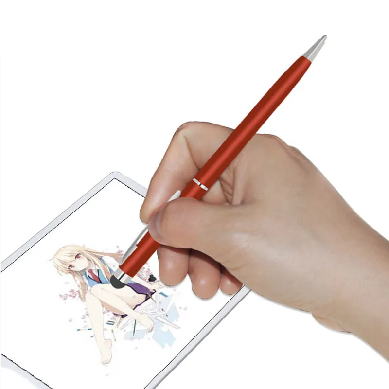 

2 in 1 Dual Use Tablet Pen Capacitive Screen Touch Pens Universal Stylus Pen For iPhone iPad Air Pro Android Tablet Pencil