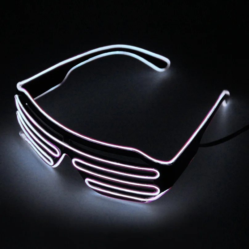 Езда светодиодный Оски с подсветкой оттенки мигающий рейв Свадебная вечеринка ночные шоу деятельности очки мода - Цвет оправы: 07