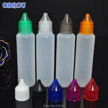 5pcs/Lot 50ml refillable E Liquid Plastic Bottle With Wide mouth Empty Pen Style Dropper Bottle For E Liquid juic DROPPERe lemonic plus ghost warriors rising e liquid
