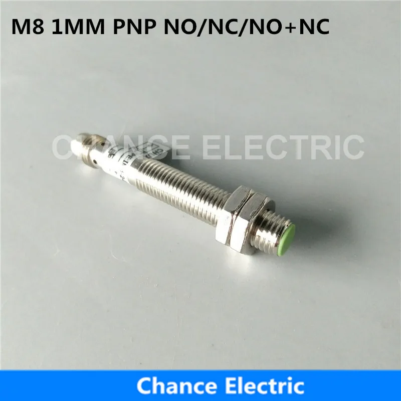 

Sensor Connector M8 HALF SETS NO+NC 4PINS Detect Distance 1MM Proximity Sensor Switch PNP