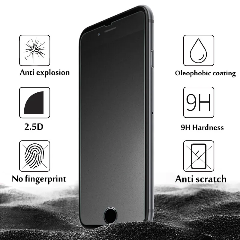 Матовое закаленное стекло 2.5D без отпечатков пальцев для Huawei P8 P9 P10 P20 lite 2017 Plus Pro P