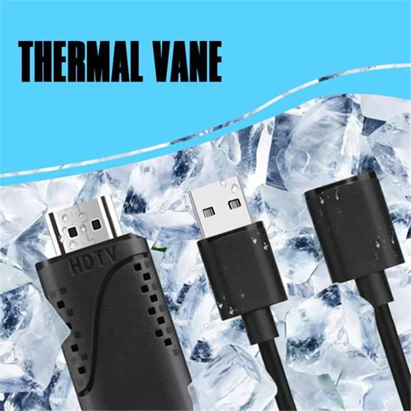 USB الإناث إلى HDMI الذكور HDTV محول كابل ل AC1068