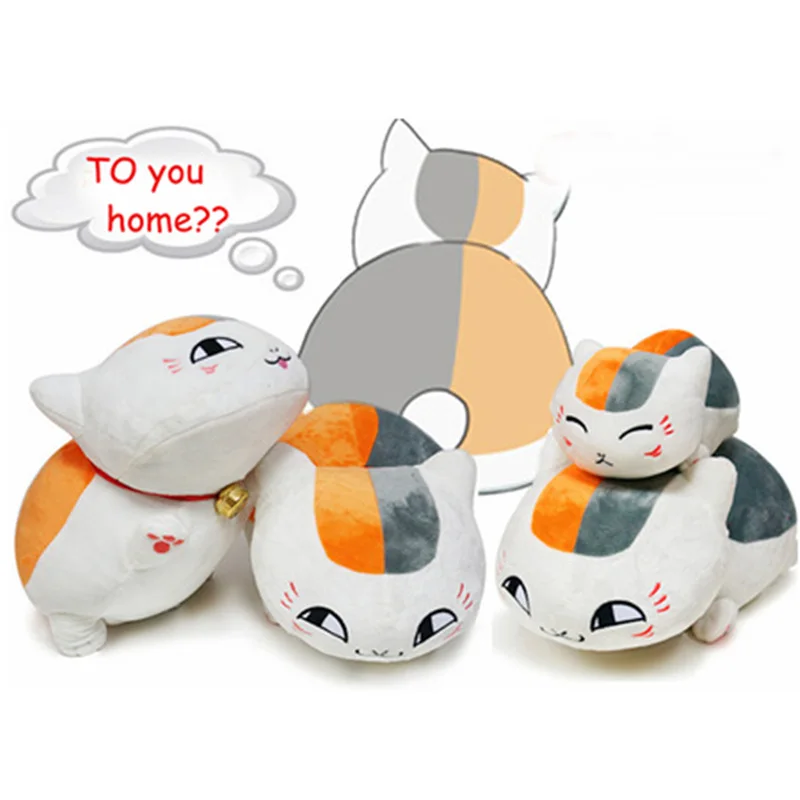 30cm-45cm-Kawaii-Soft-stuffed-Plush-Dolls-Toy-Gifts-Anime-Natsume-Yuujinchou-Nyanko-Sensei-Cat-Plush