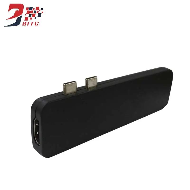 SZBITC USB C Hub to HDMI With 2 USB 3.0 SD/TF Card Reader Type-C Hub Charging Thunderbolt Data Transfer For Macbook Pro