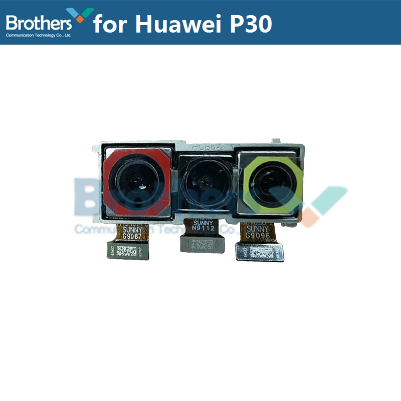 Задняя камера для Huawei P30 большая задняя модуль камеры гибкий кабель ремонта