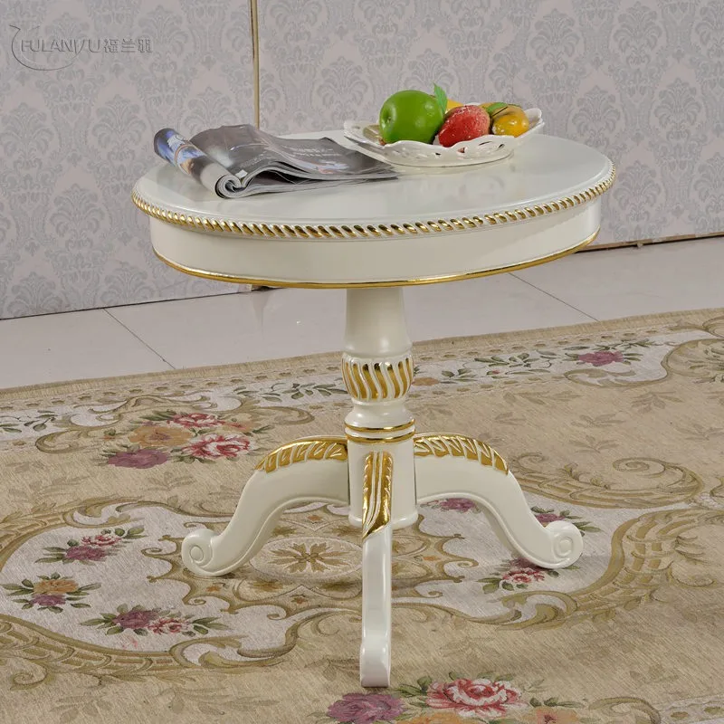 Coffee table, classical fashion, European style, solid wood coffee