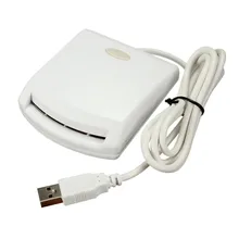 Universal micro usb lector de tarjetas inteligentes emv escritor todo en uno profesional Para ISO 7816 Lector de Tarjetas EMV Chip Etiquetas con Conductor CD
