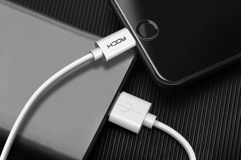ROCK USB кабель для iPhone X, 8, 7, 6, быстрое зарядное устройство, Micro USB кабель для samsung, Xiaomi, usb type-c, кабели для мобильных телефонов