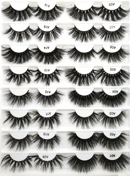 

Length 25mm mink lashes extra Long 3Dmink eyelashes Big dramatic Criss-cross Strands Lashes Natural Fake lashes Extension Beauty