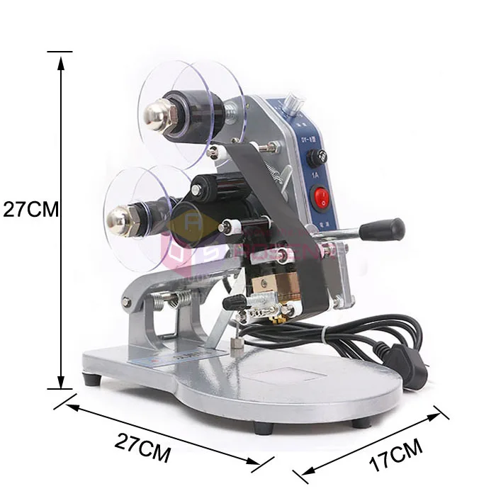 Хорошее Качество ручная горячая штамповка машина для нанесения кодировки даты ленточный кодер