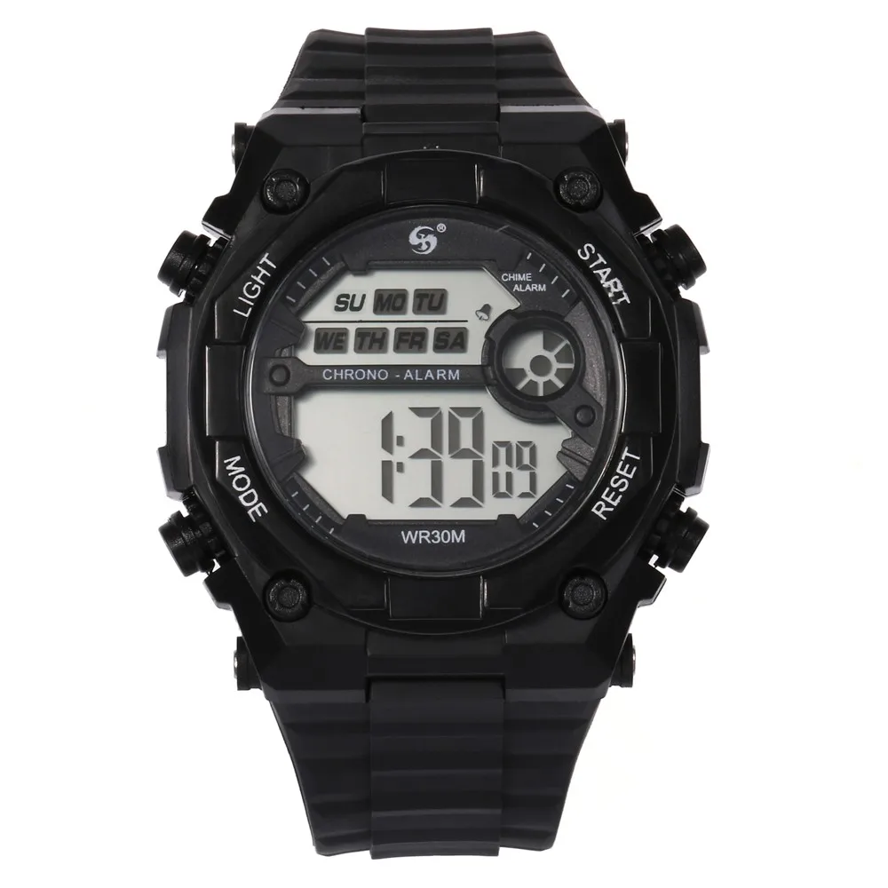 

Watch female quartz waterproof sports outdoor running digital double action watch multi-function 10M waterproof casual fashion A