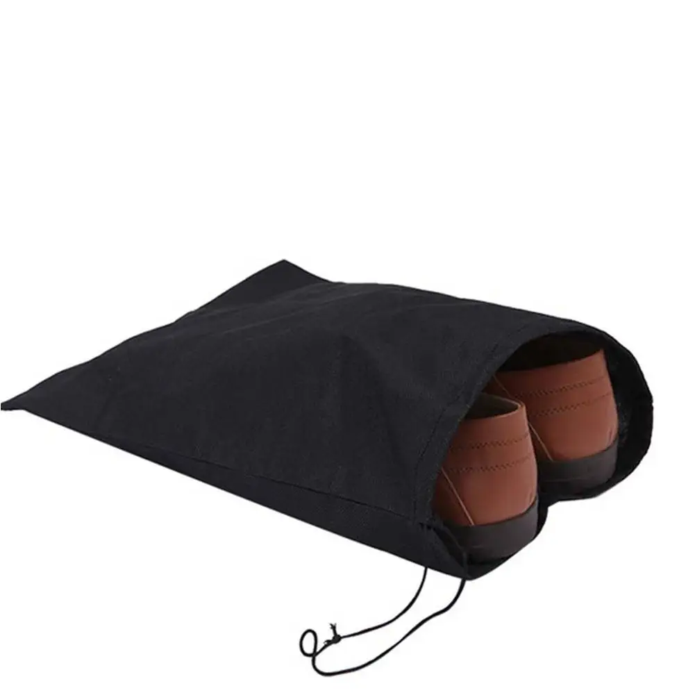 

LanLan Durable Non-Woven Material Shoe Bag with Drawstring Ideal for Storage And Travel