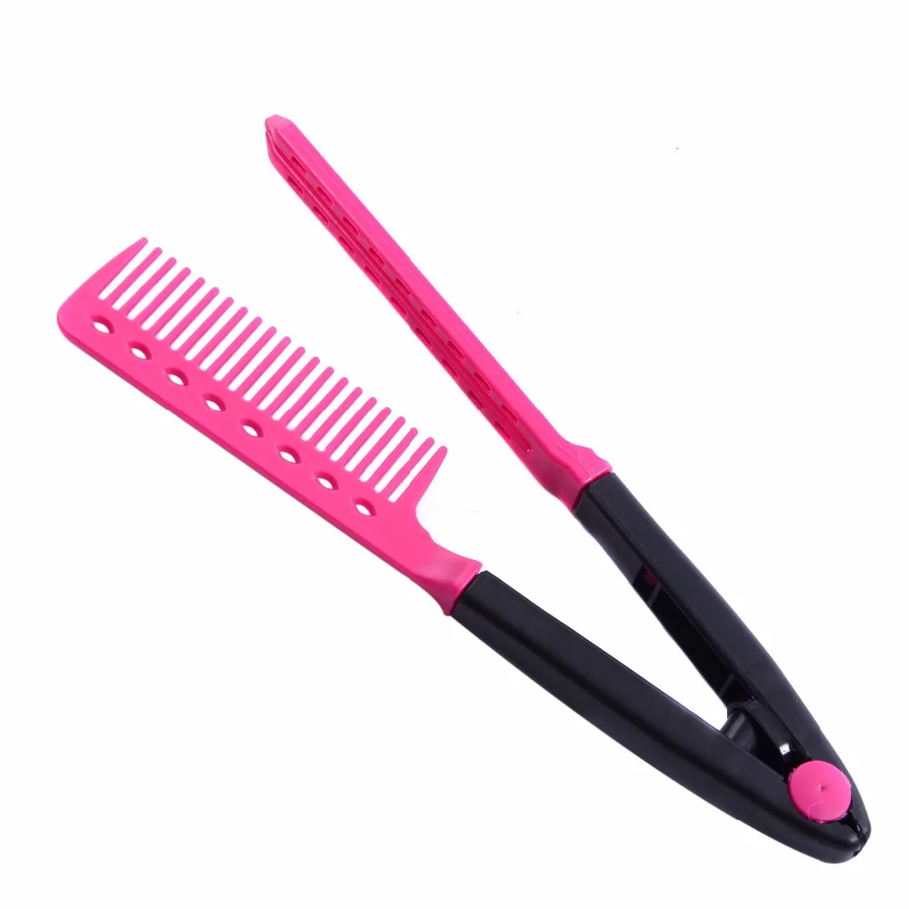 Comb Hair-Straightener-Brush Hairdressing-V Anti-Static-Comb Salon Type Pro Styling-Tools