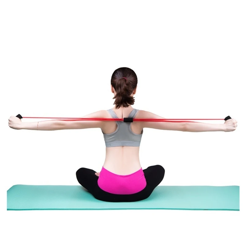 8 Word Resistance Bands Fitness Gum Rubber LOOP Latex Resistance Fitness Equipment Stretch Yoga Training Cross fit Elastic Band-10